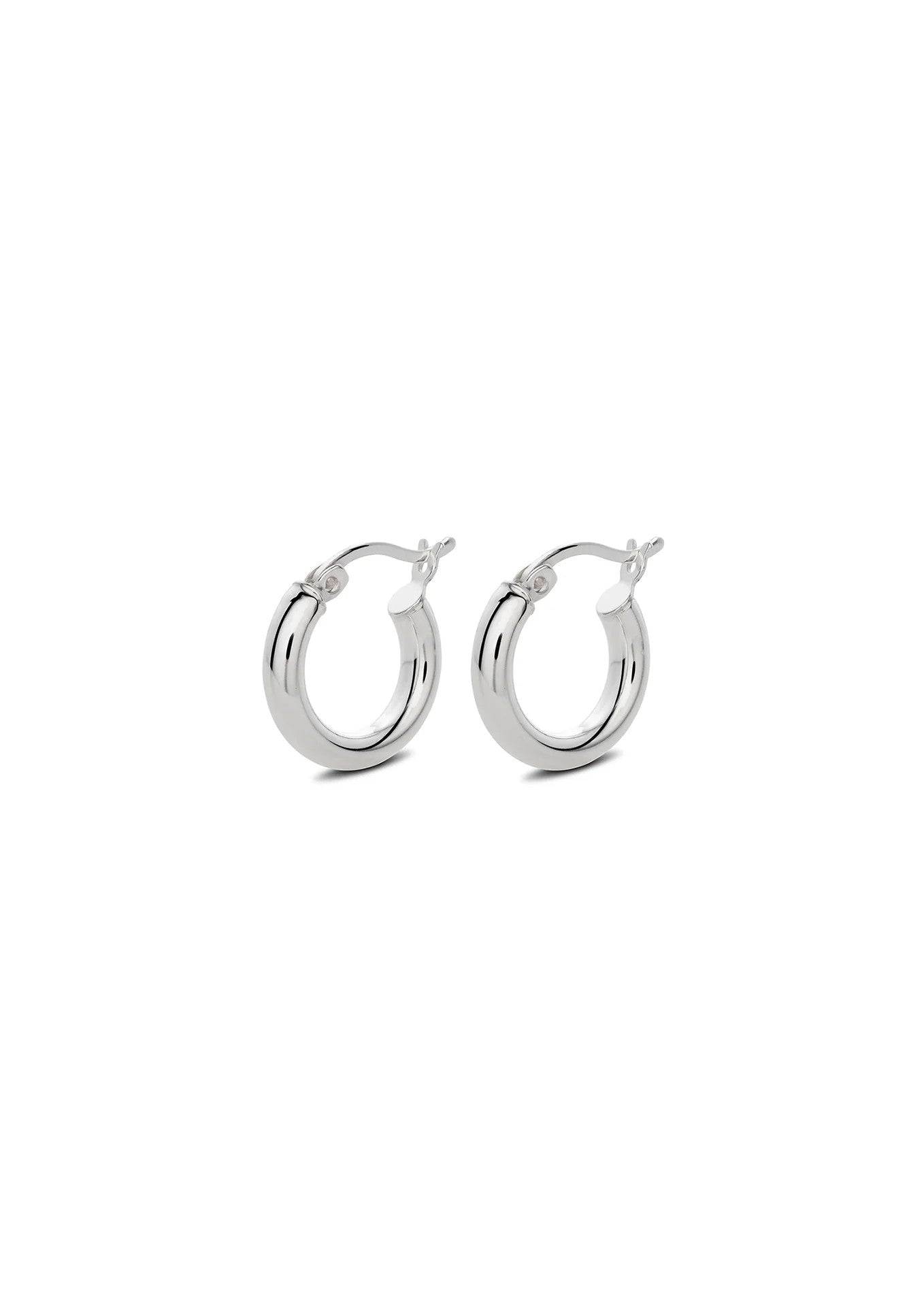 Ella Hoops Earrings - Silver